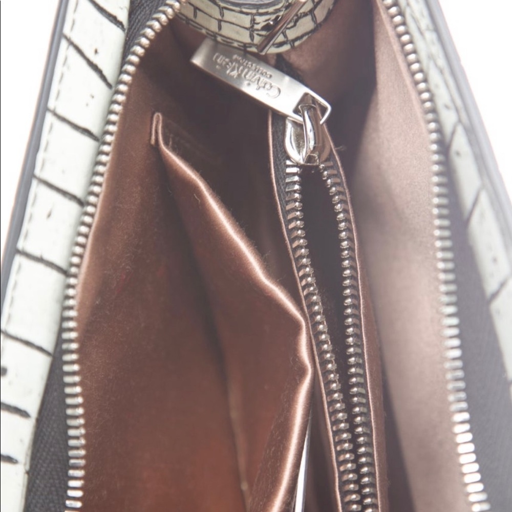 Alligator Skin Black Label Calvin Klein Collection Crossbody - Picture 5 of 5
